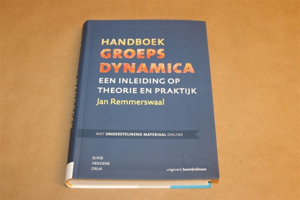 Handboek Groepsdynamica — Theorie en Praktijk, Nieuwstaat, Boeken, Studieboeken en Cursussen, Ophalen of Verzenden, Alpha, Zo goed als nieuw