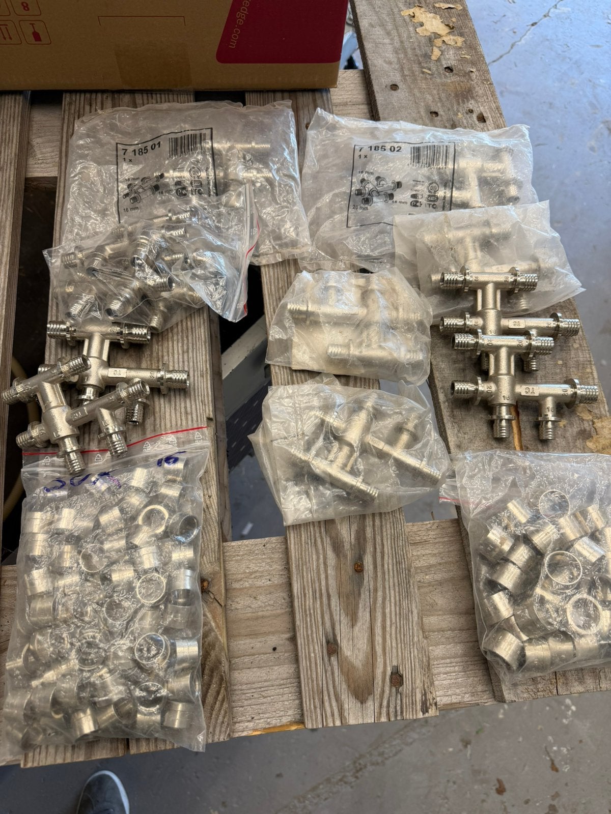 Teceflex kruis t stukken en hulzen, Ophalen, Zo goed als nieuw, Minder dan 50 mm