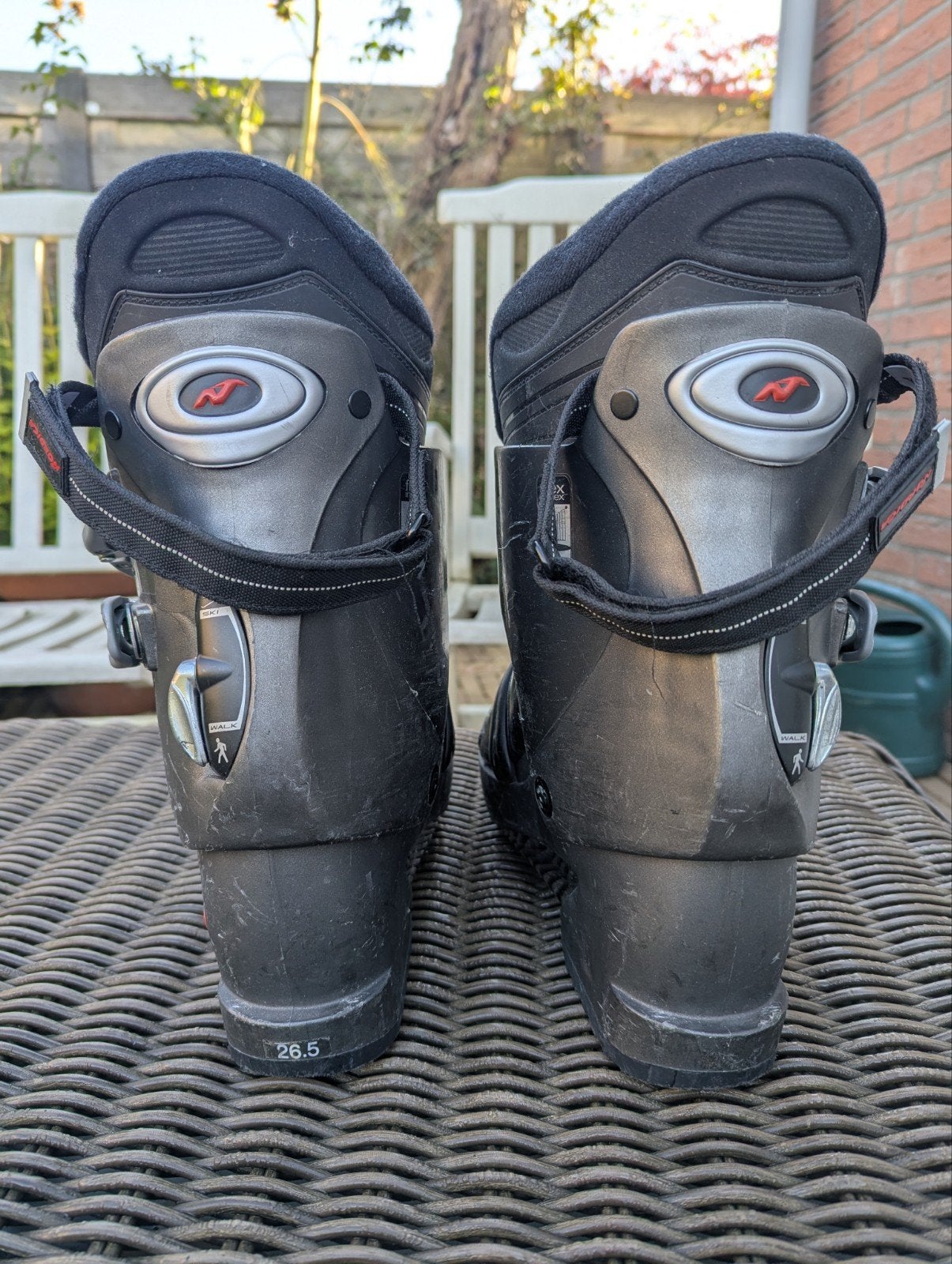 Nordica skischoenen maat 26.5, Sport en Fitness, Ophalen, 160 tot 180 cm, Gebruikt, Schoenen