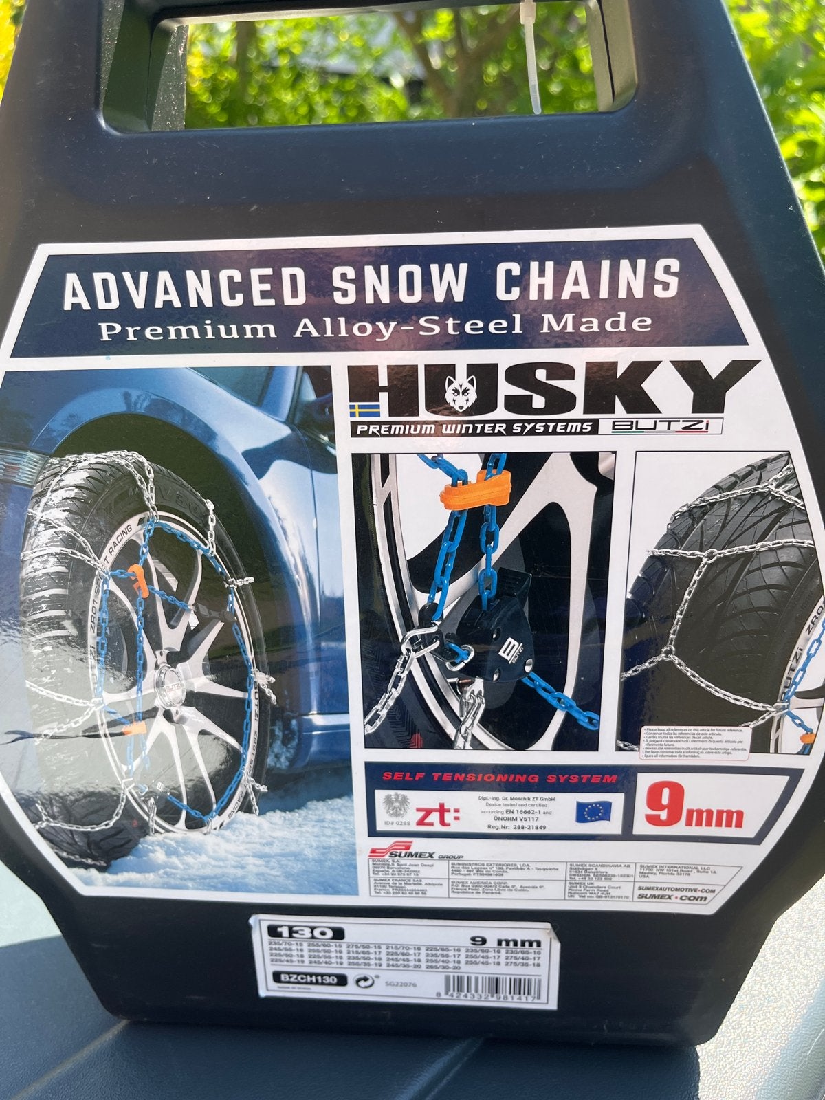 Husky Butzi Sneeuwkettingen 9mm - Maat 130, Ophalen of Verzenden, Nieuw