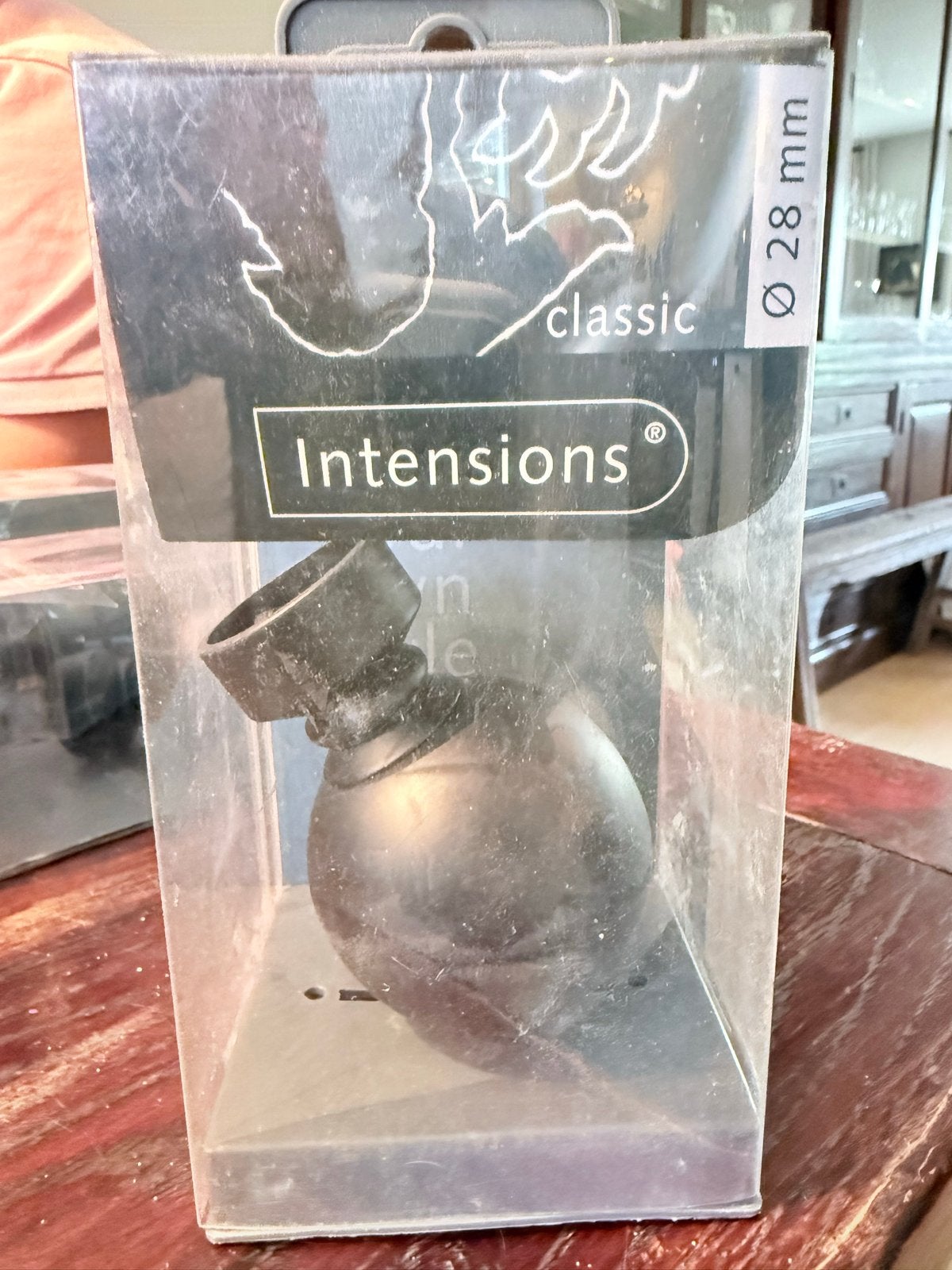 4 x intensions Mando Zwart Roede Knop 28mm, Overige merken, Ophalen of Verzenden, Nieuw, Zwart