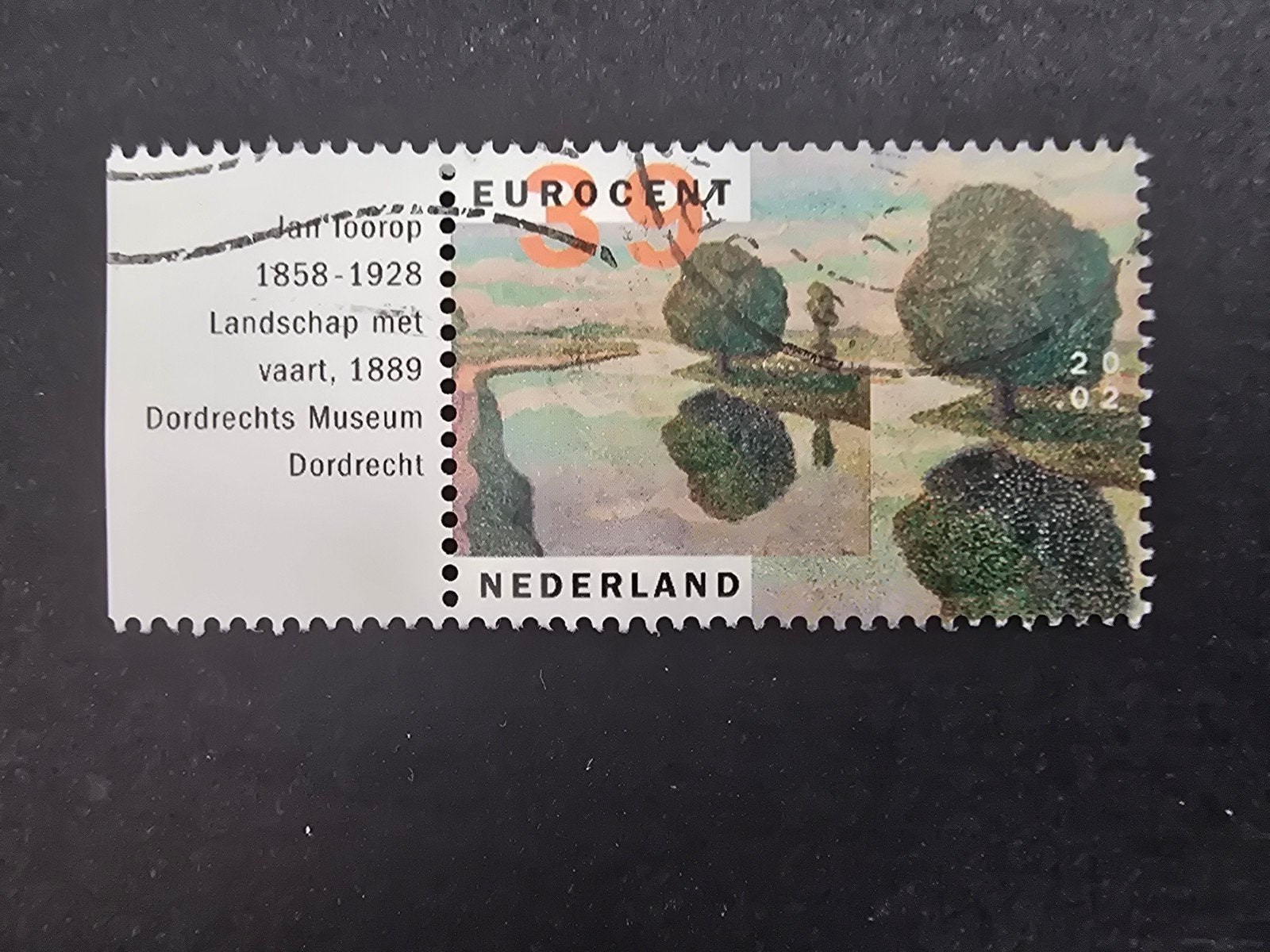 Postzegel Nederland 2002 - NVPH 2095 Met Tab, Ophalen of Verzenden, Na 1940, Gestempeld