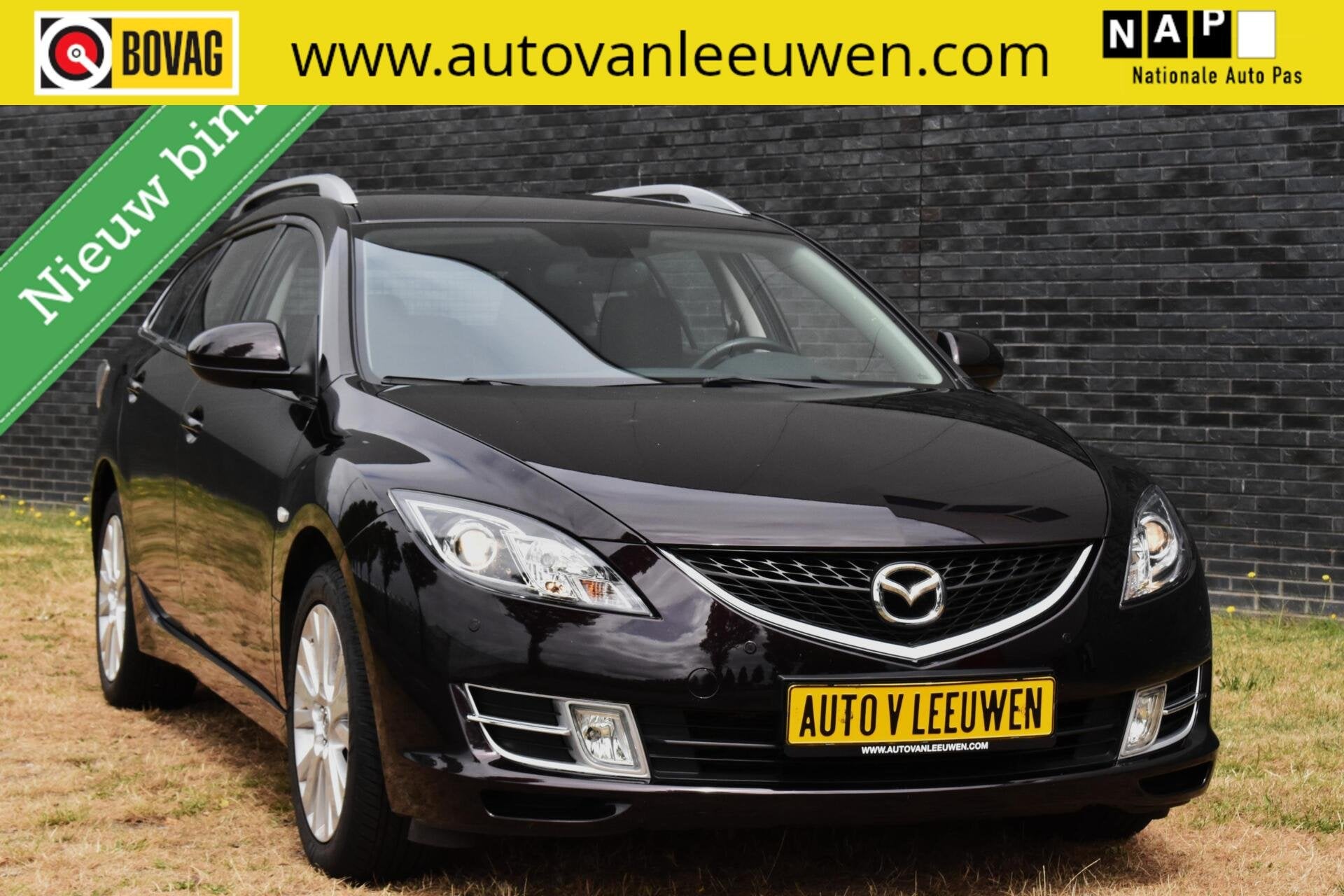 Mazda 6 Sportbreak 2.0 S-VT Exclusive AUTOMAAT/TREKHAAK/PDC/, Parkeersensor, Gebruikt, 4 cilinders, Met garantie (alle)