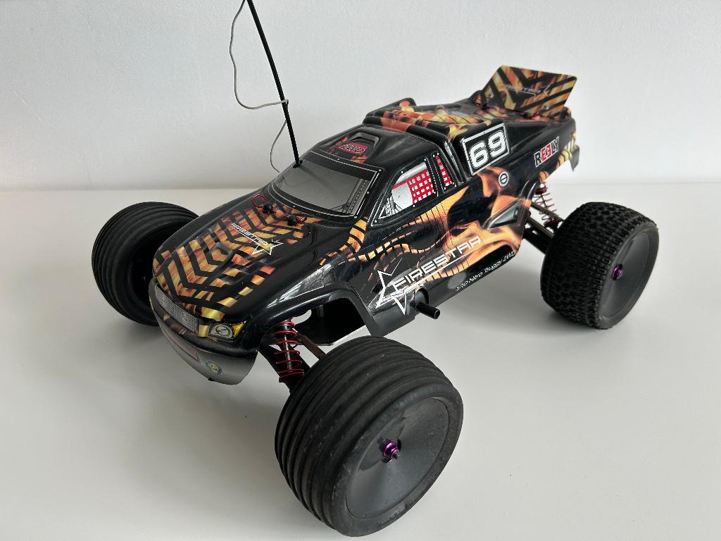 Reely GP Firestar nitro truggy 1/10 rc auto, Hobby en Vrije tijd, Modelbouw | Radiografisch | Auto's, Ophalen of Verzenden, Gebruikt