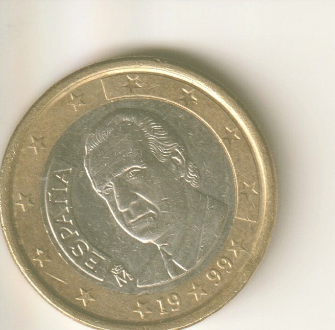 1 euro 1999 spanje, Postzegels en Munten, Verzenden, Spanje, 2 euro