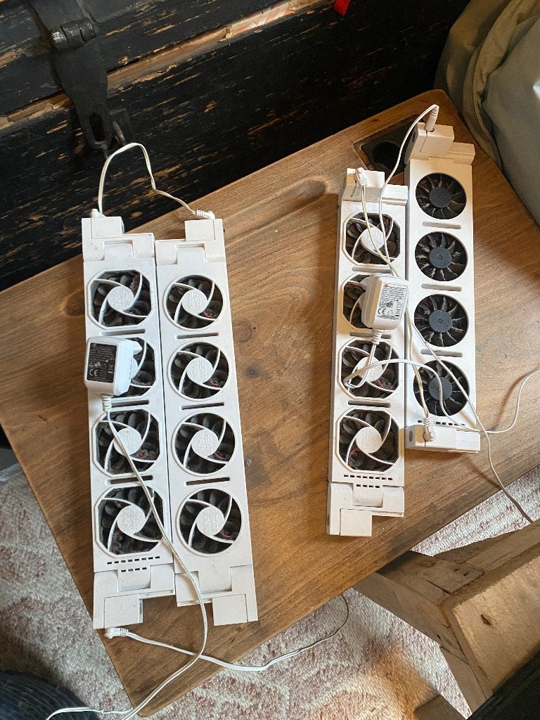 Heat fan radiator ventilator, Ophalen, Gebruikt, Minder dan 30 cm, Radiator