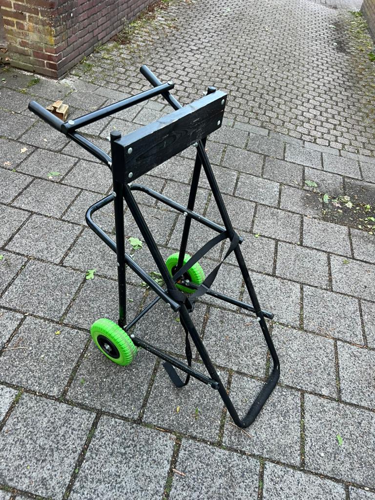 Buitenboordmotor bok kar, Ophalen, Gebruikt, Motor en Techniek