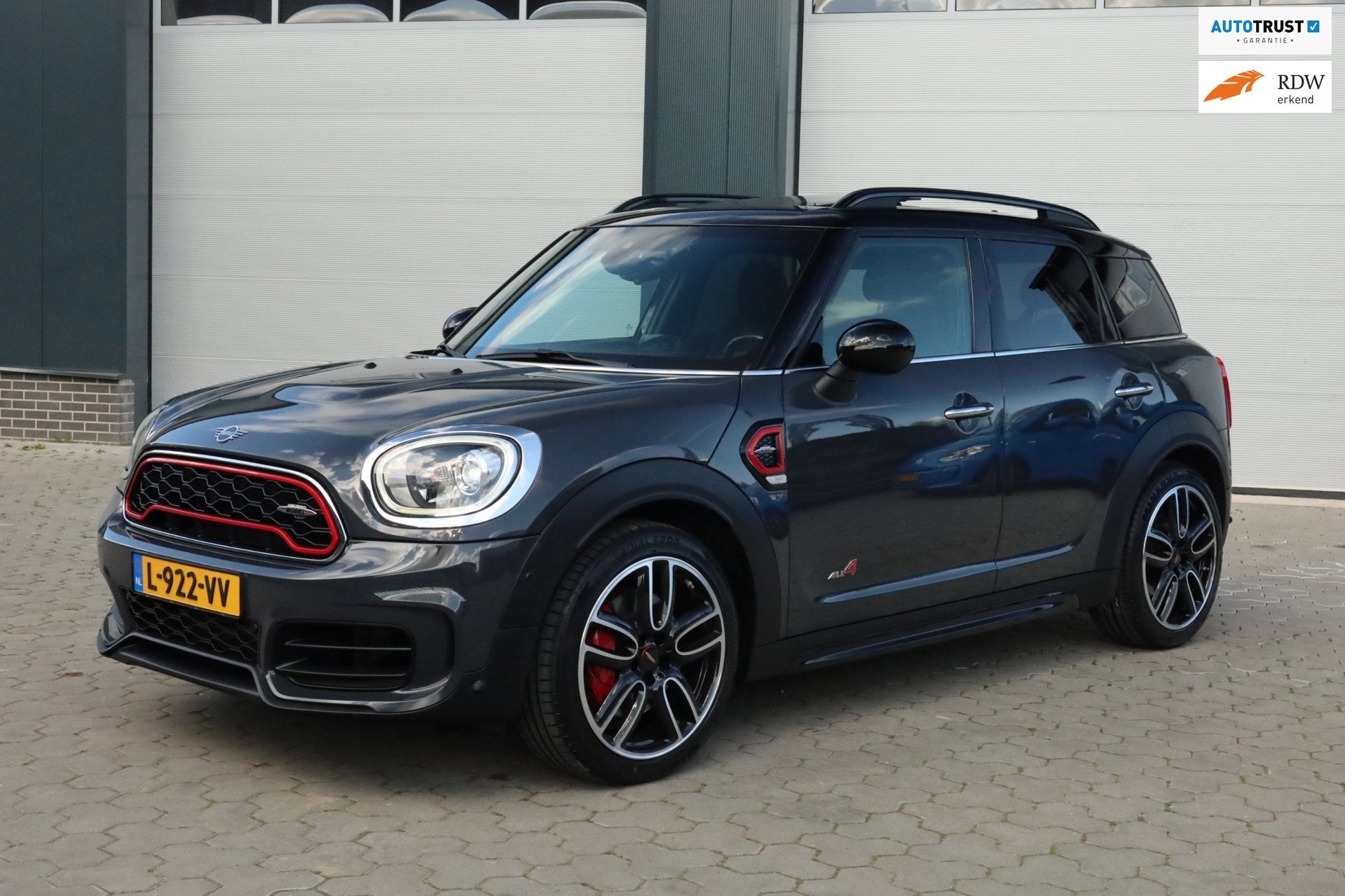 Mini Mini Countryman 2.0 John Cooper Works ALL4 Chili - Pano, Auto's, Mini, Bedrijf, Te koop, Countryman, 4x4, ABS, Achteruitrijcamera