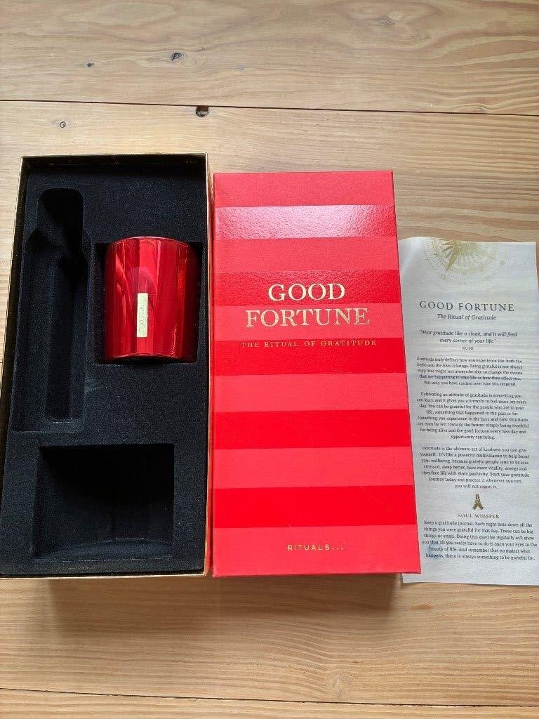 Rituals the rituals of Gratitude Good Fortune kaars, Overige materialen, Nieuw, Ophalen of Verzenden, Kaars