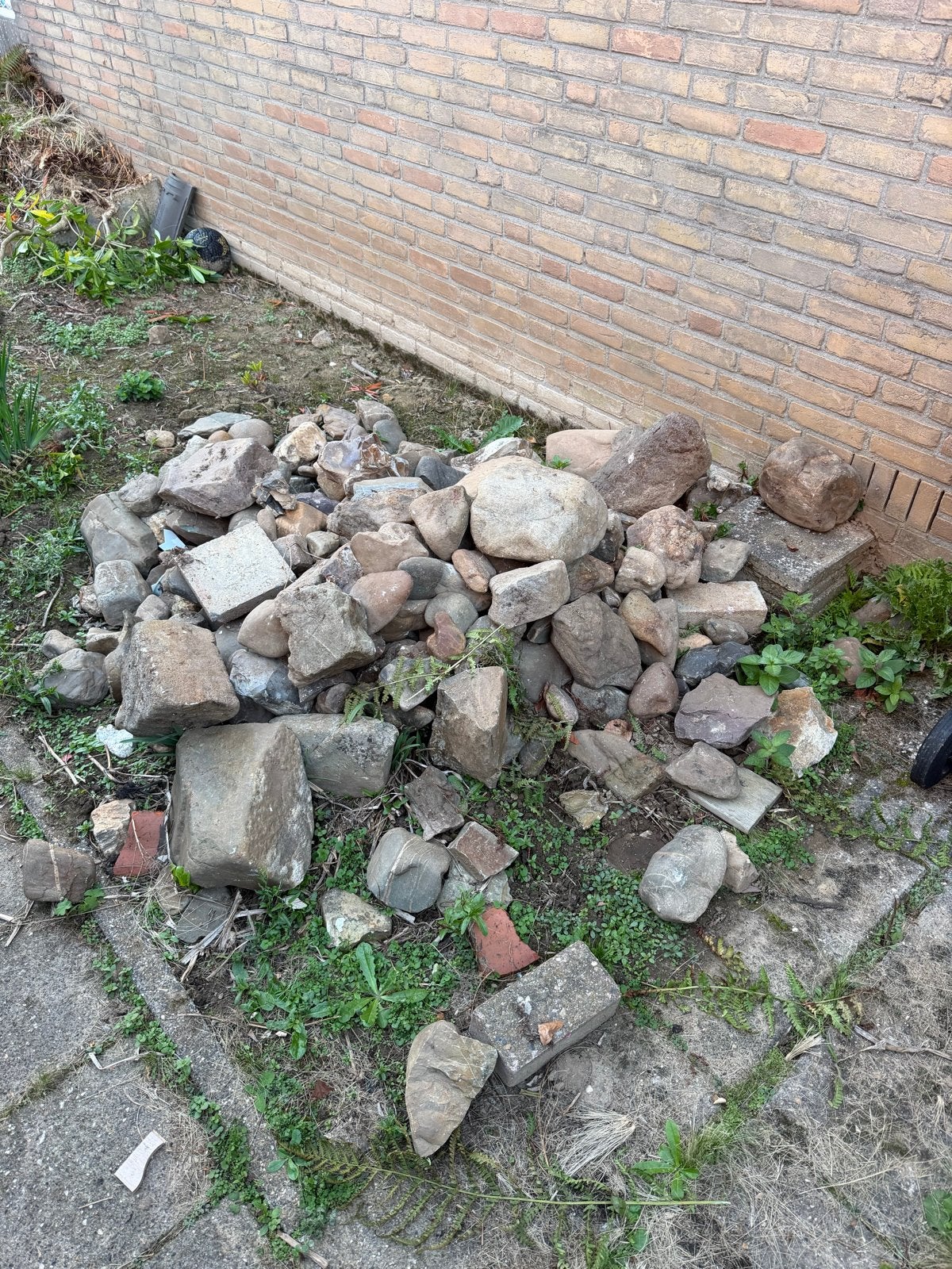 Diverse stenen en rotsen voor tuin of decoratie, Ophalen, Overige materialen, Gebruikt, Kei