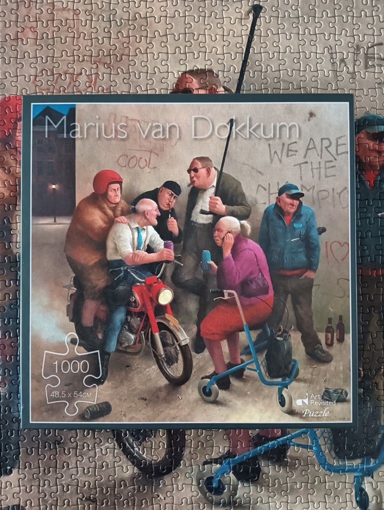 Legpuzzel, Hobby en Vrije tijd, Ophalen, 500 t/m 1500 stukjes, Zo goed als nieuw, Legpuzzel