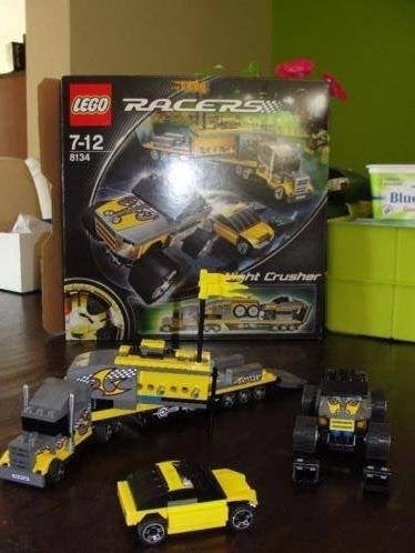 Te koop: lego racers 8134 night crusher., Ophalen of Verzenden, Zo goed als nieuw, Compleet, Lego