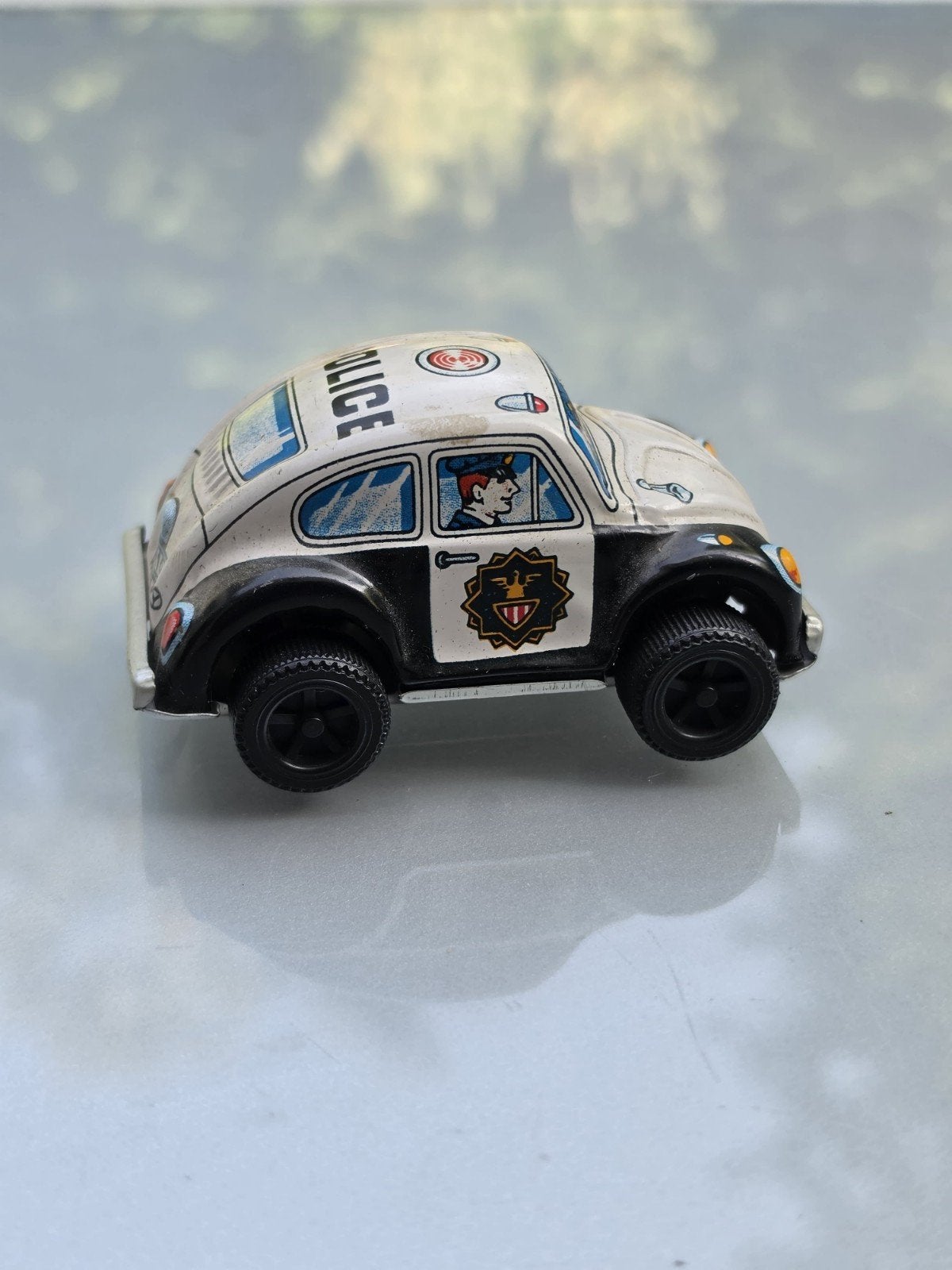 Oude blikken speelgoed Volkswagen Kever VW modelauto auto, Ophalen of Verzenden, Gebruikt, Auto