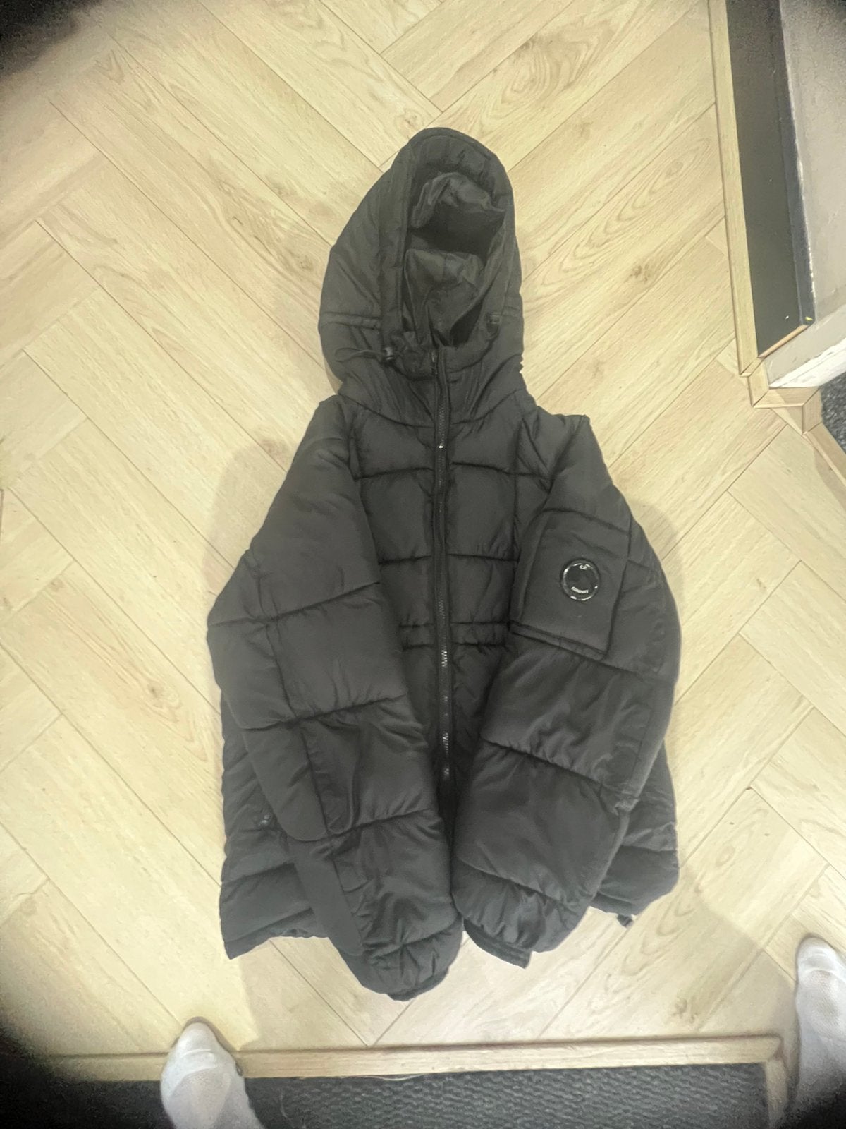 Cp company jas, Kleding | Heren, Ophalen of Verzenden, Gedragen, Maat 46 (S) of kleiner, Zwart