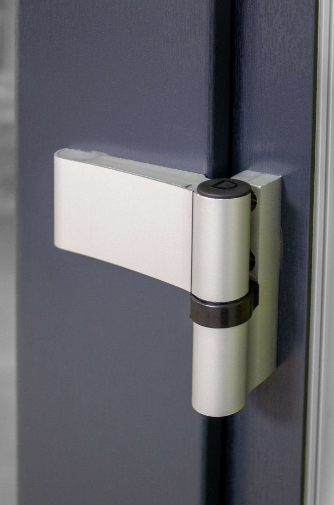 Dubbele deur Antraciet b180 x h215 RAL7016, Niet ingevuld, Kunststof, 120 cm of meer, Niet ingevuld