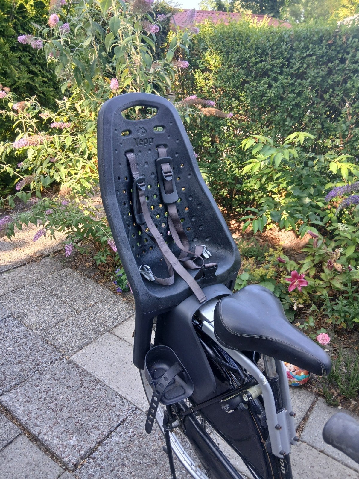 Fietsstoeltje yepp, Ophalen, Achterzitje, Gebruikt, Yepp