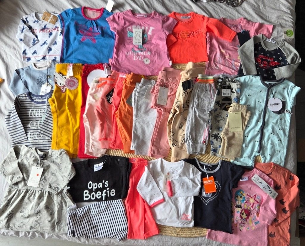 30x babykleding merkkleding 50-86, Ophalen of Verzenden, Nieuw, Overige maten