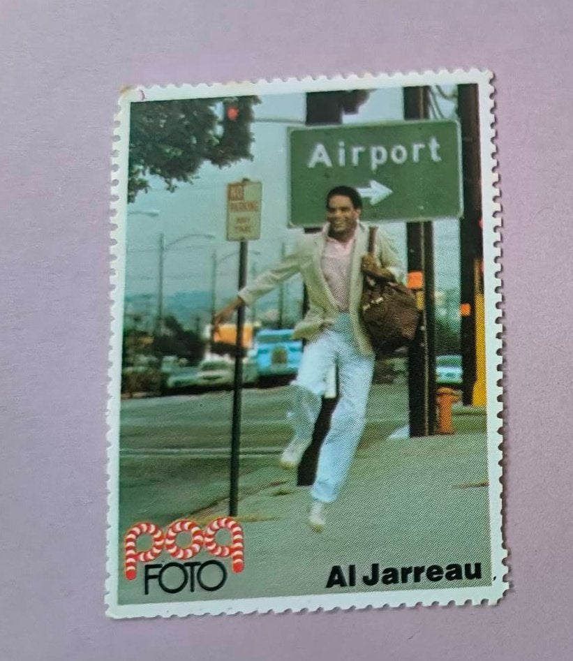 Popfoto zegel al Jarreau, Ophalen of Verzenden, Zo goed als nieuw, Foto of Kaart