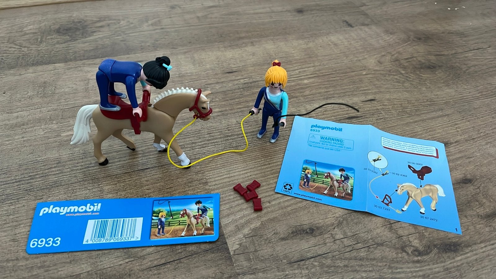 Playmobil 6933 Voltige Team met Paard - Complete Set, Ophalen of Verzenden, Gebruikt