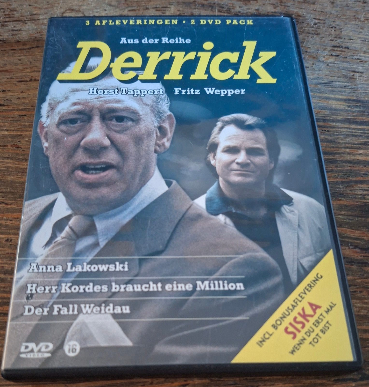 Derrick - 3 afleveringen - bonusaflevering Siska, Vanaf 16 jaar, Misdaad, Nederlands, Duits