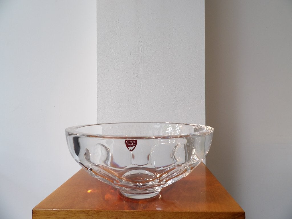 Orrefors Sweden Kristallen Sixties Design Schaal, Ophalen of Verzenden