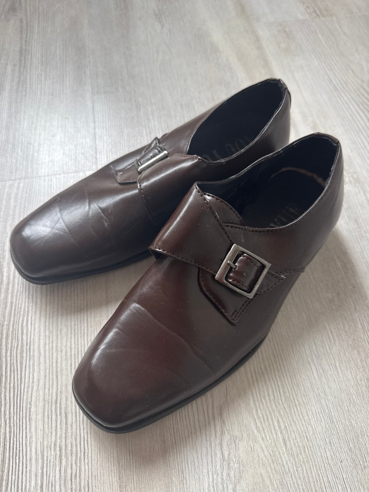 Nette bruine schoenen , 1x gedragen, maat 35, Ophalen of Verzenden, Zo goed als nieuw
