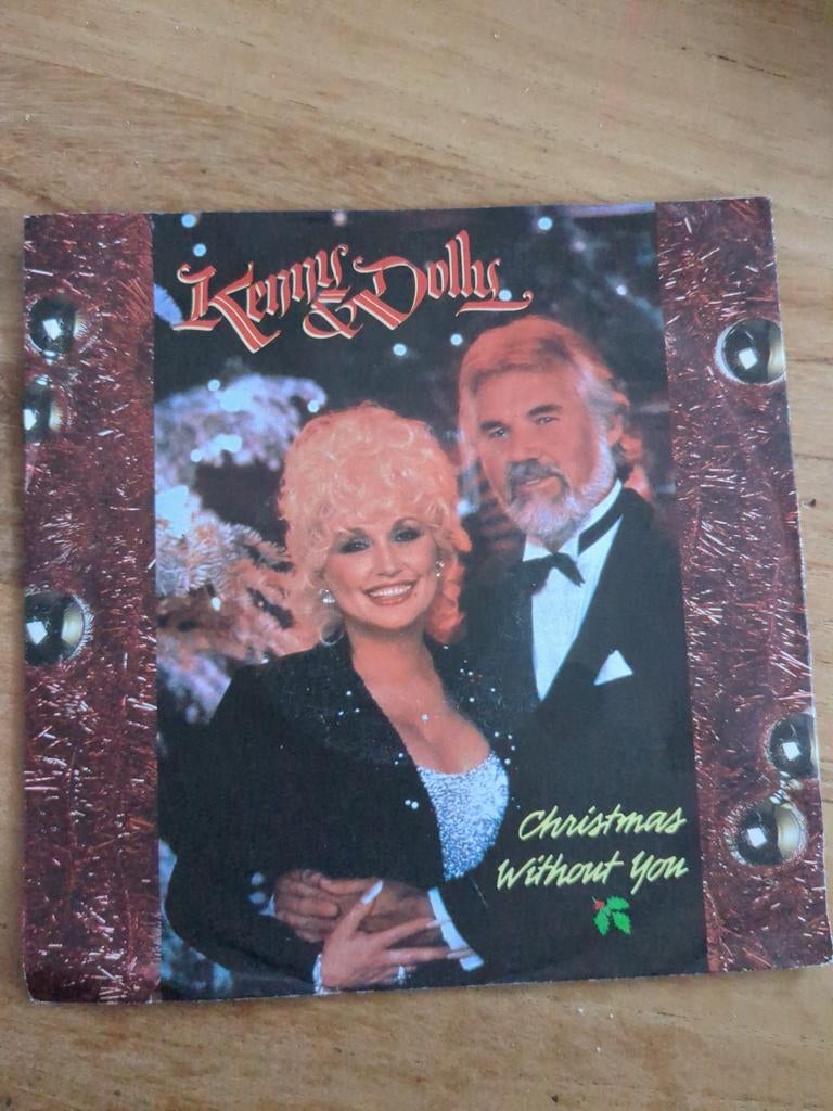 Kenny & Dolly - Christmas Without You Vinyl Single, Gebruikt, 7 inch, Country en Western, Single