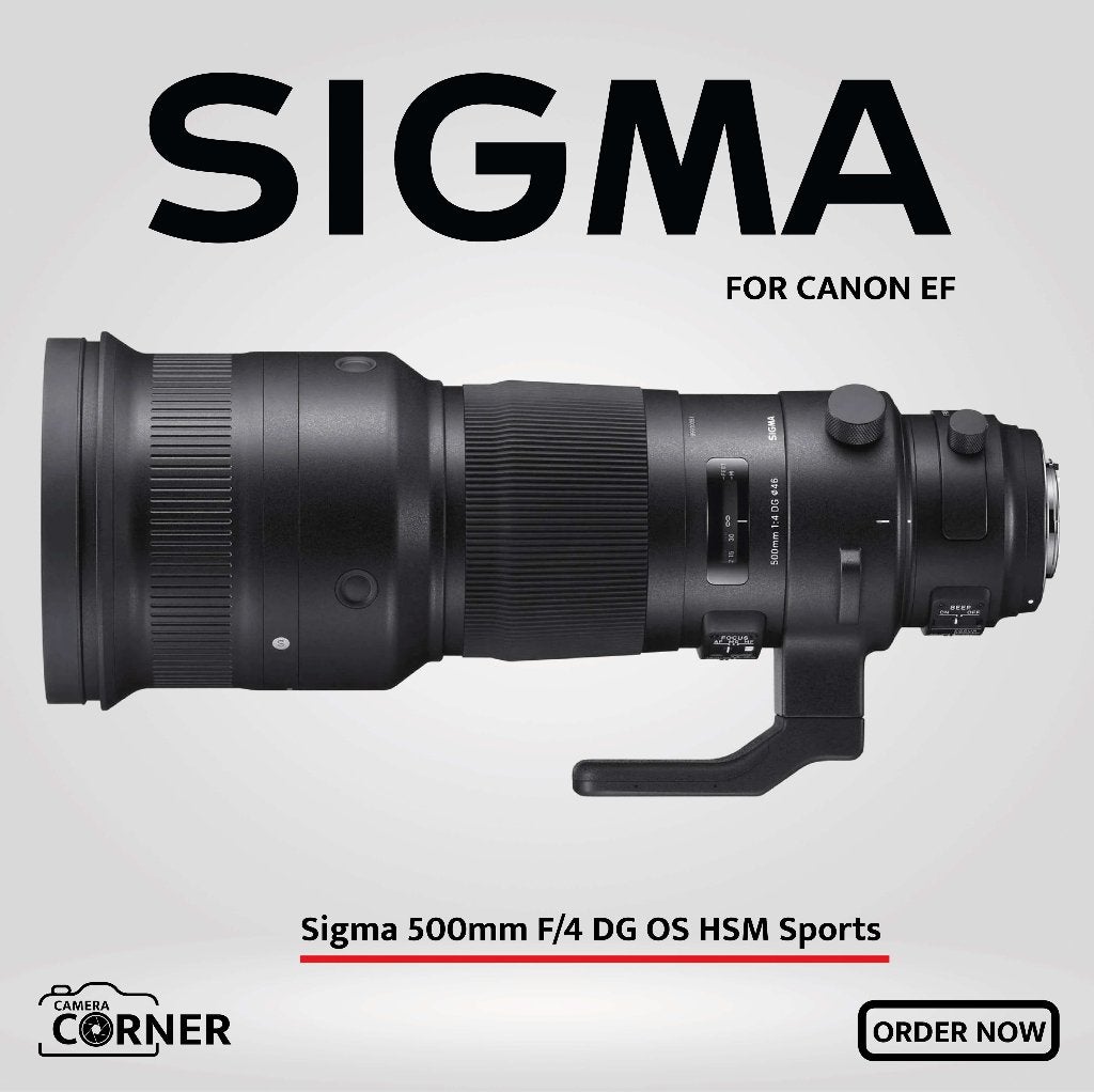 Sigma 500mm F/4 DG OS HSM Sports (CANON EF), Ophalen of Verzenden, Zo goed als nieuw, Telelens