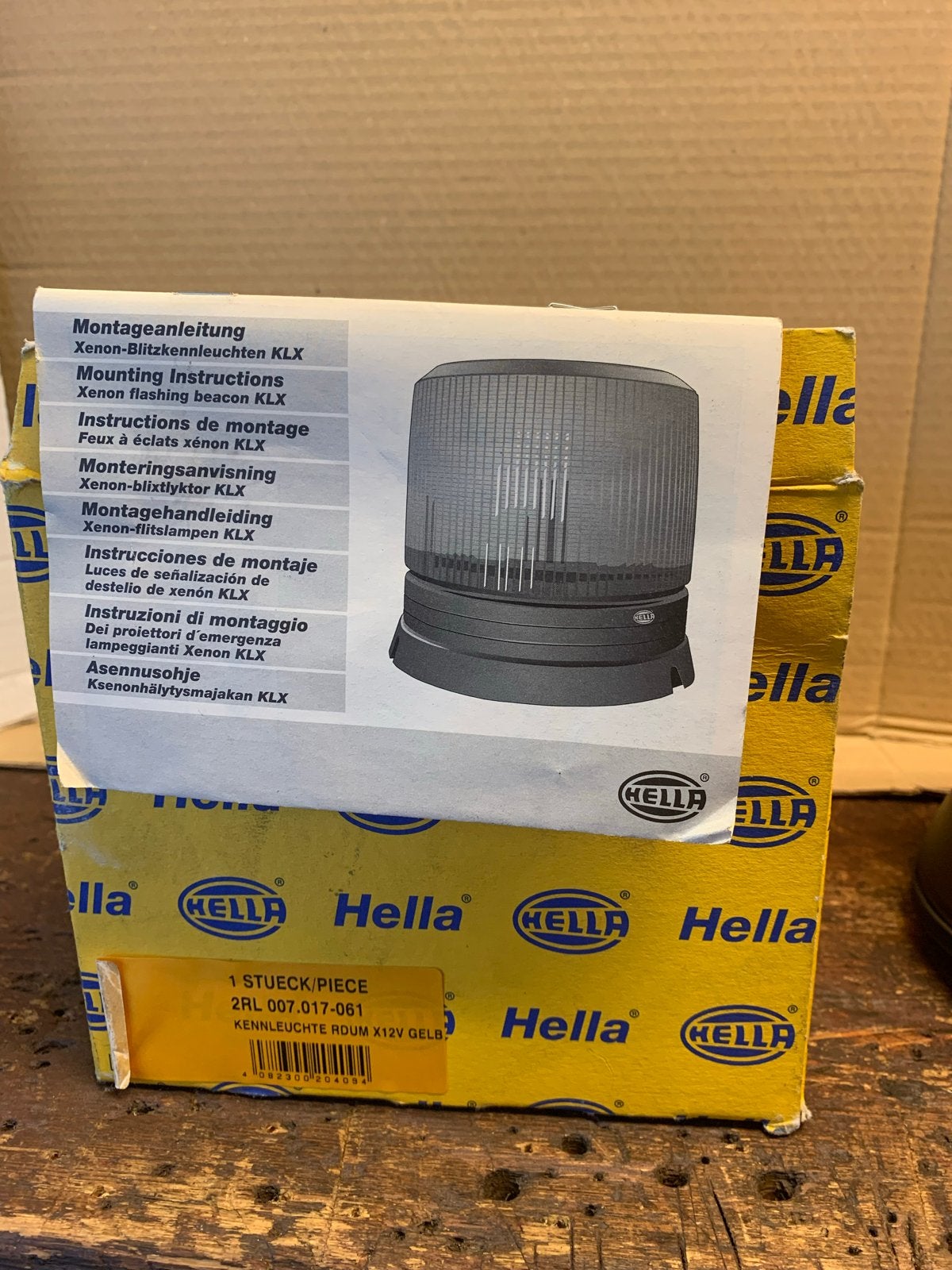 Hella Xenon Flitslamp 12V Geel - Nieuw in Doos, Ophalen of Verzenden, Nieuw, Overige automerken