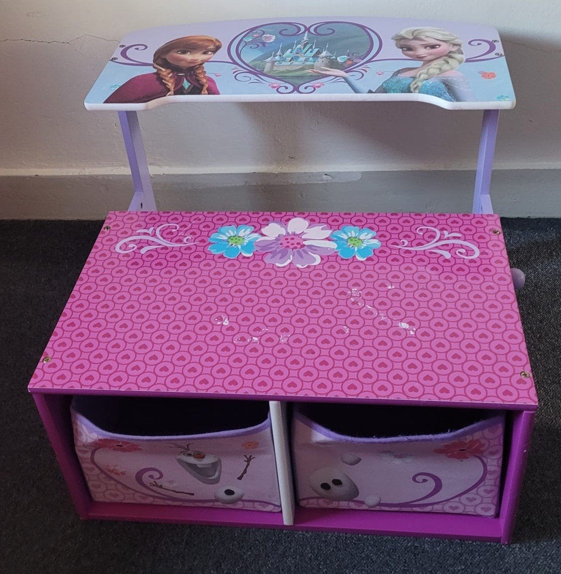Frozen kinderbureau, Ophalen, Tafel(s)