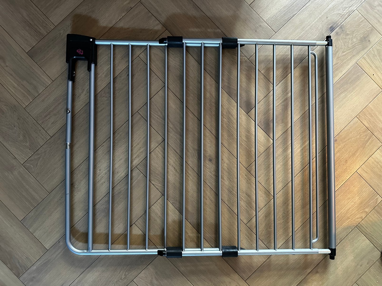 A3 Baby&Kids SafetyDoor traphekje, Kinderen en Baby's, Traphekjes, Ophalen, 100 tot 115 cm, Zo goed als nieuw, Metaal of IJzer
