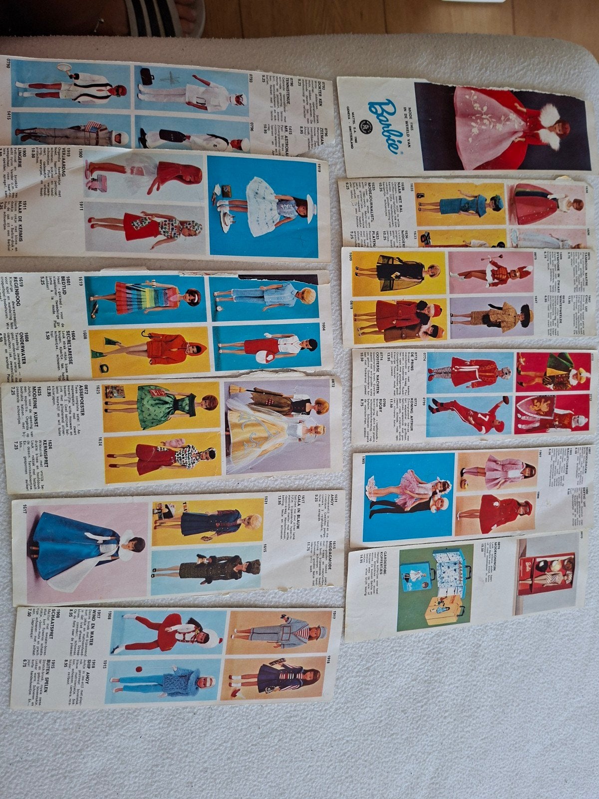 Vintage Barbie kledingboekjes - Zeldzame verzameling, Verzamelen, Ophalen of Verzenden, Gebruikt, Accessoires