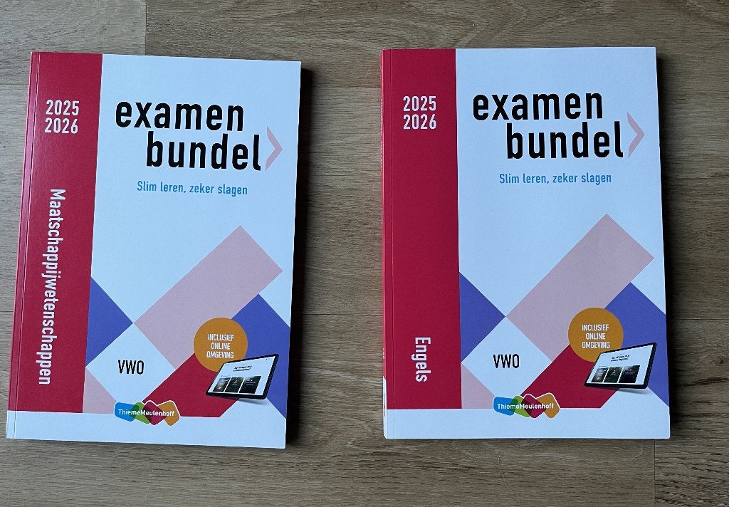 VWO Examenbundels 2025/2026 Maatschappijleer & Engels, Overige vakken, VWO, Ophalen of Verzenden, Nieuw