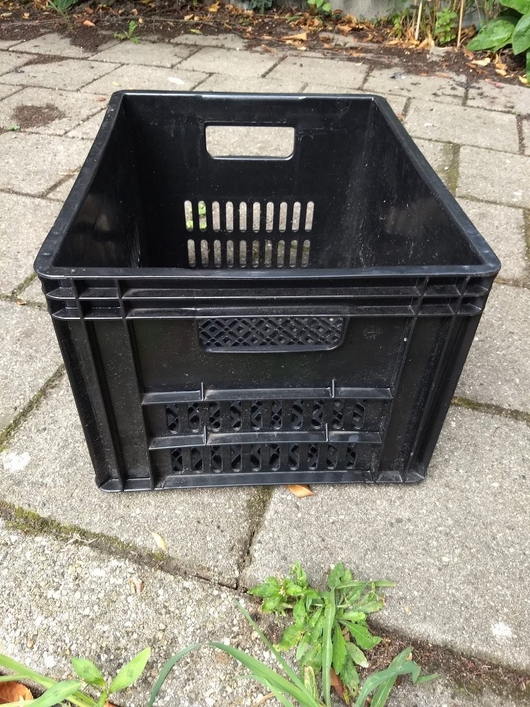 fietskratten, melkkratten, rieten mand, Fietsen en Brommers, Fietsaccessoires | Fietsmanden, Ophalen of Verzenden, Gebruikt, Fietskrat