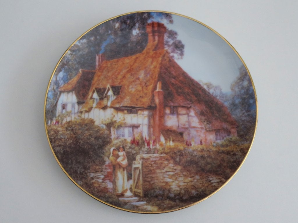 Franklin Mint bord THE COTTAGE GARDEN door Helen Allingham, Ophalen of Verzenden