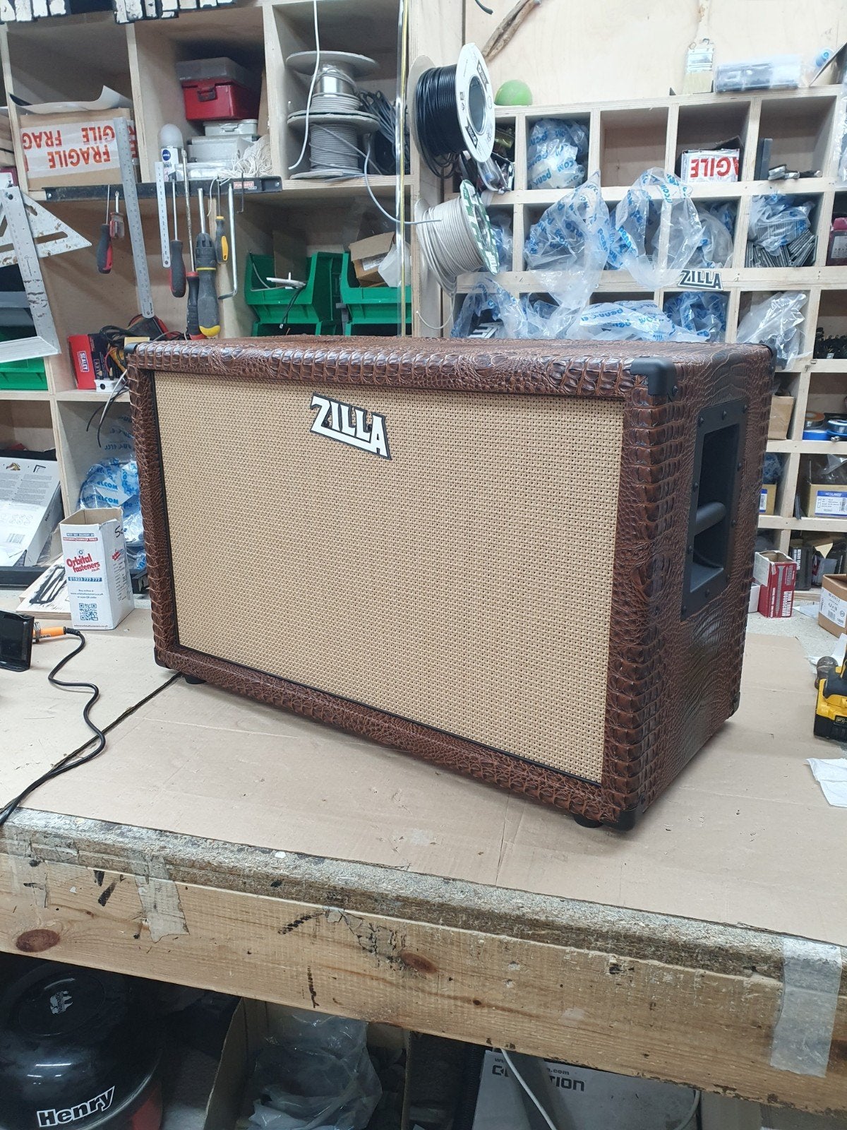 Zilla Fatboy 212 cabinet, Ophalen, Zo goed als nieuw, Gitaar, 100 watt of meer
