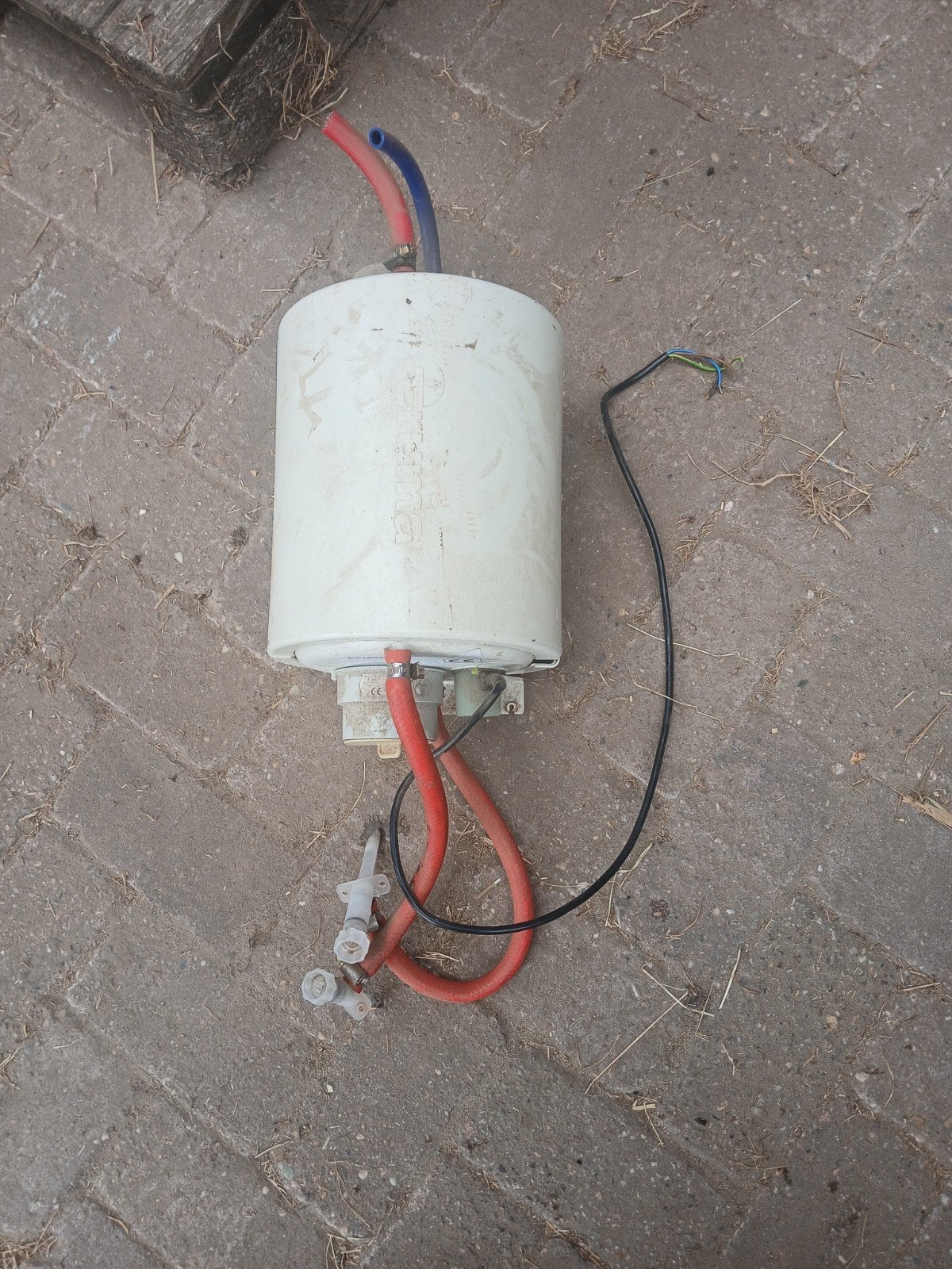 Truma boiler uit schade caravan, Ophalen