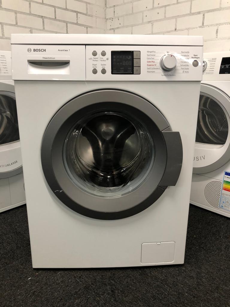 €209 A+++ 7kg Wasmachine Bosch Avantixx7 GARANTIE, Ophalen, 6 tot 8 kg, Minder dan 85 cm, Kort programma