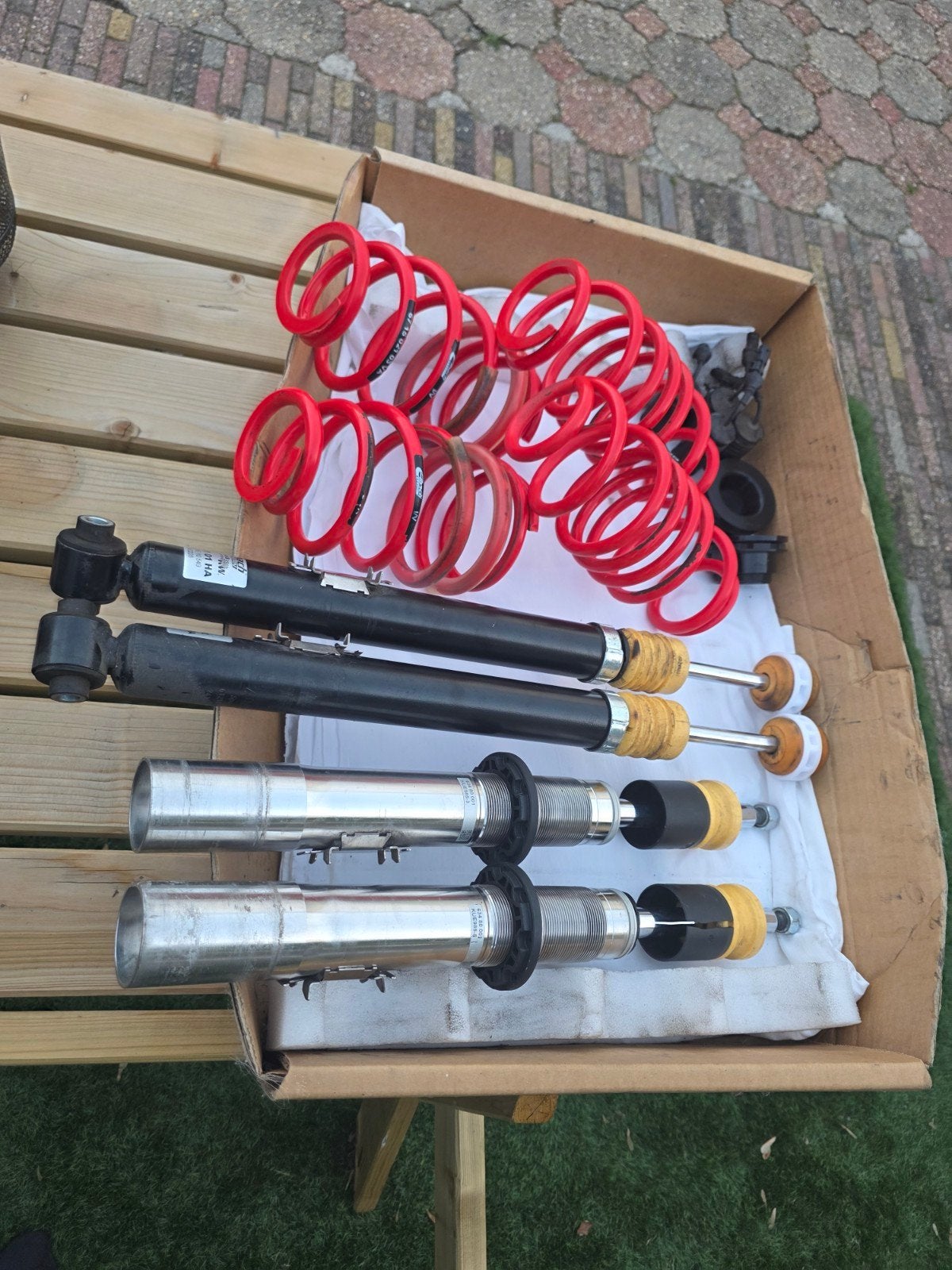 Eibach pro street s Schroefset met DCC adapters, Auto-onderdelen, Ophalen, Gebruikt
