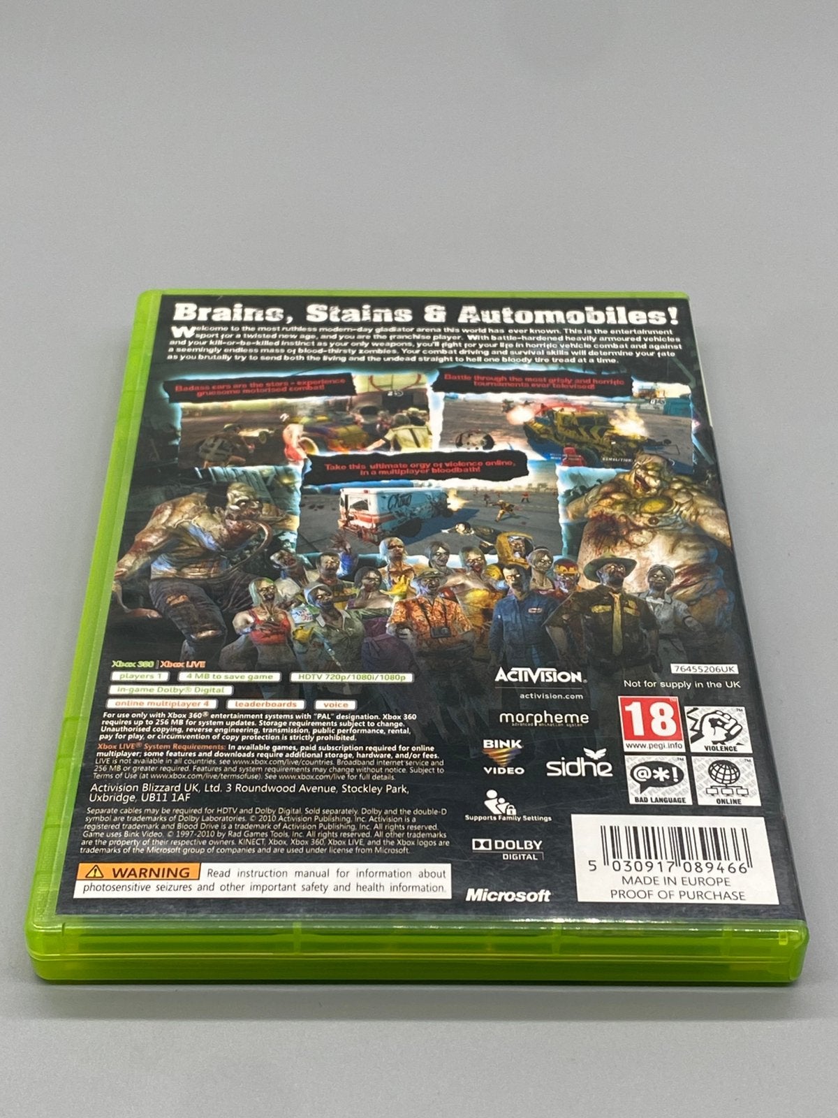Blood Drive – Xbox 360, Avontuur en Actie, Vanaf 18 jaar, Activision, 1 speler