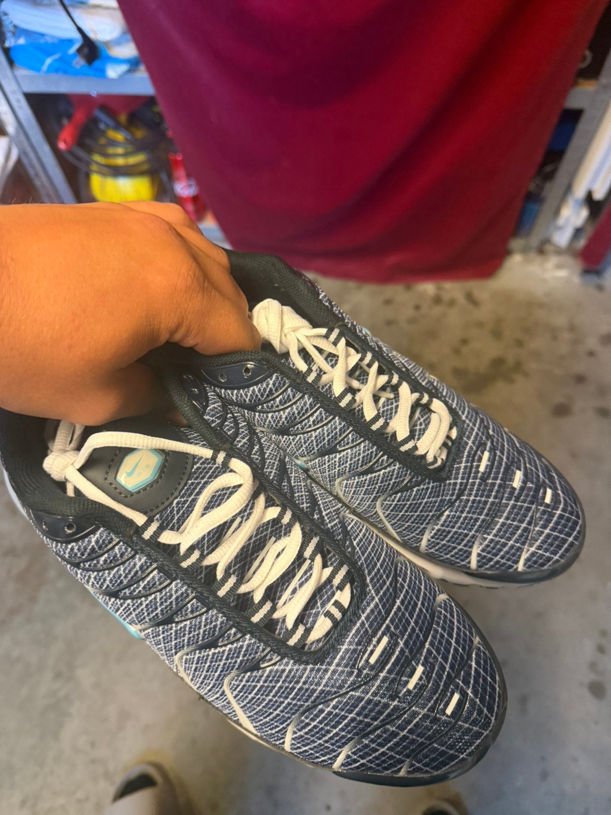 Nike Air Max Plus 'Dark Obsidian, Blauw, Ophalen of Verzenden, Sneakers of Gympen, Zo goed als nieuw