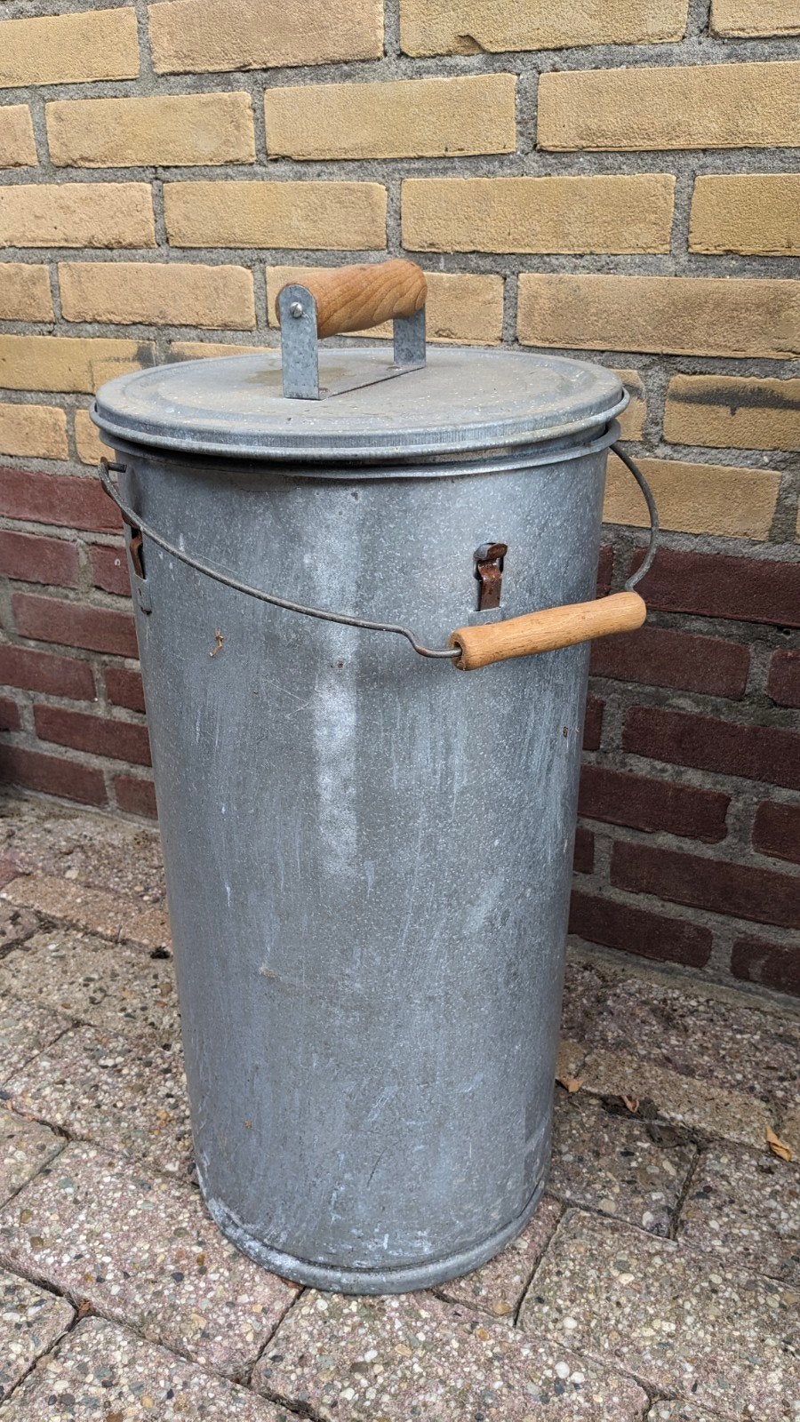 Rookton paling - Vintage gegalvaniseerde rookton, Ophalen, Gebruikt