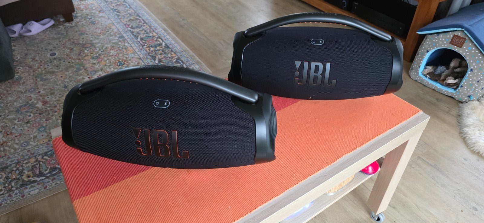 2 x JBL BOOMBOX 3, Ophalen, Zo goed als nieuw, Draagbare speaker, JBL