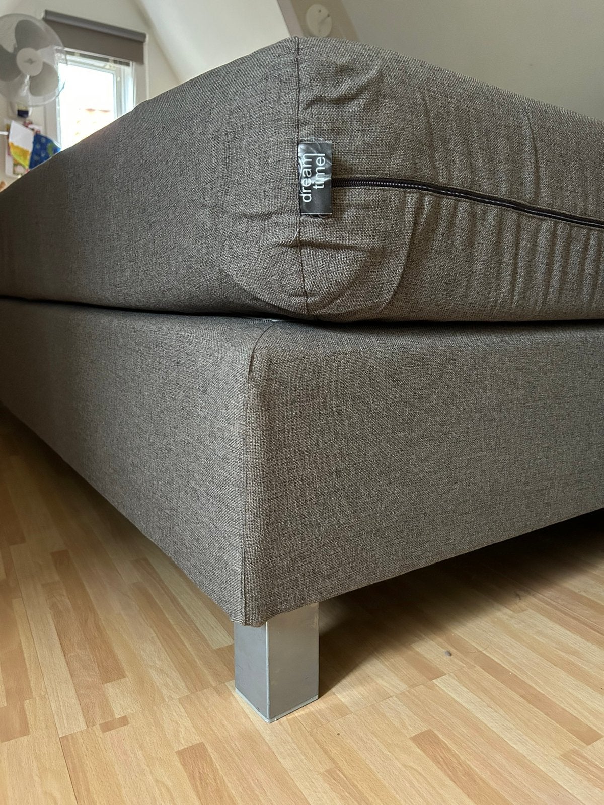 Boxspring 90X200, Ophalen, 90 cm, Eenpersoons, Zo goed als nieuw