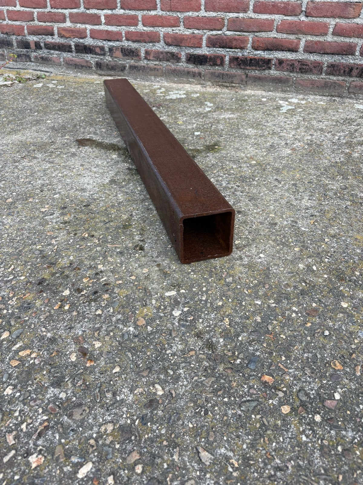 Metalen kokerprofiel 1125x100x100mm, Ophalen of Verzenden, Gebruikt, IJzer
