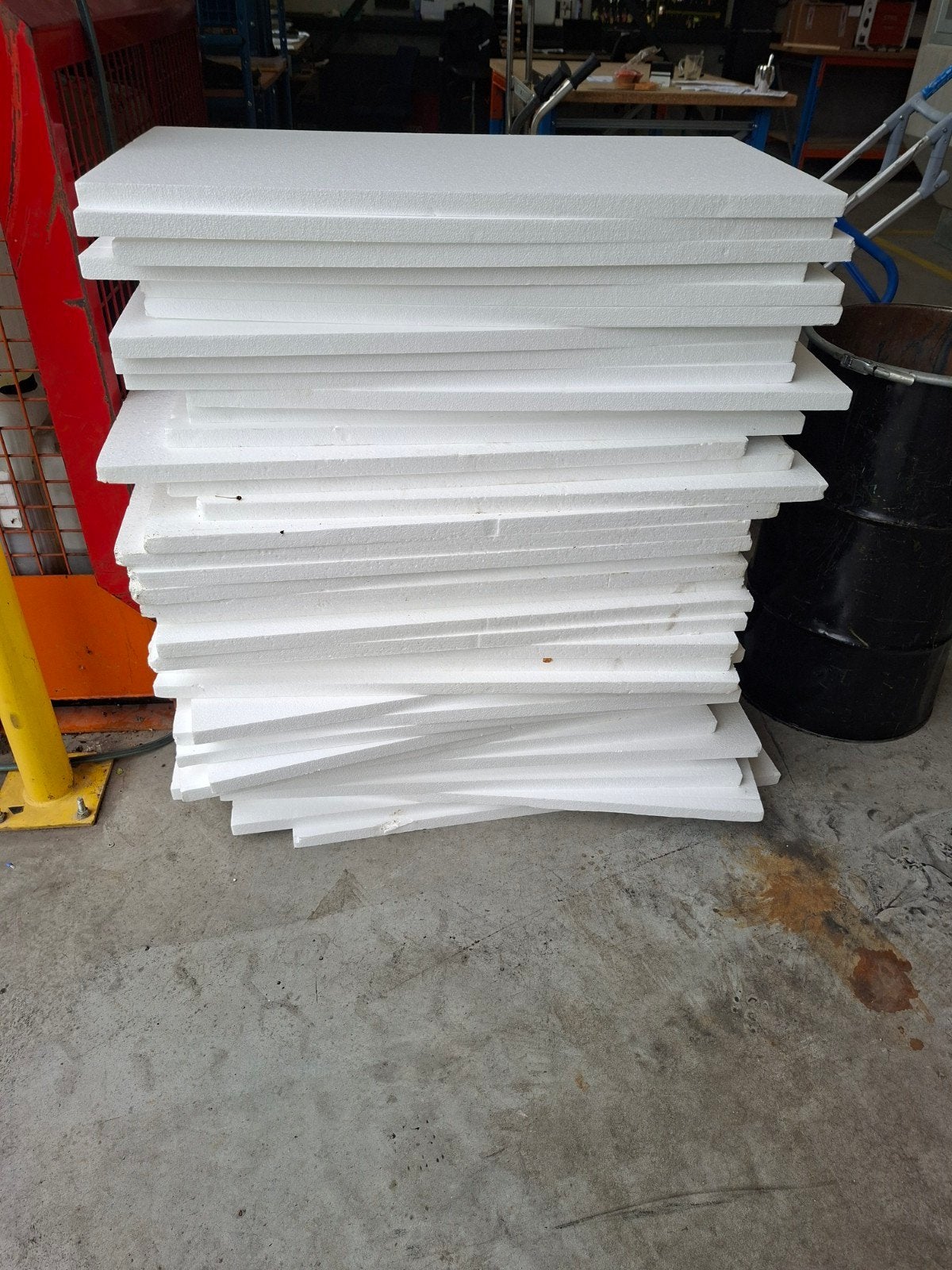 Gratis Piepschuim, Doe-het-zelf en Verbouw, Isolatie en Afdichting, Ophalen, Piepschuim (Tempex), Minder dan 4 cm, 15 m² of meer