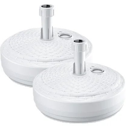 2 parasolvoeten praxis, Tuin en Terras, Ophalen, Nieuw, Minder dan 1 meter, Parasolvoet