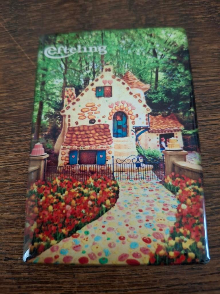 Efteling Koelkastmagneet - Heksenhuisje, Verzamelen, Efteling, Gebruikt, Gebruiksvoorwerp, Ophalen of Verzenden