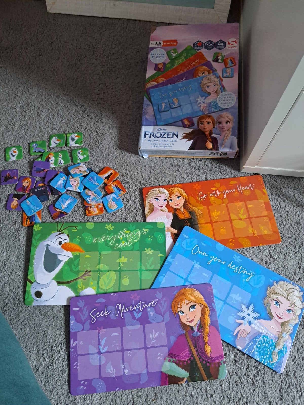 Disney Frozen Memory Spel, Ophalen of Verzenden, Jongen of Meisje