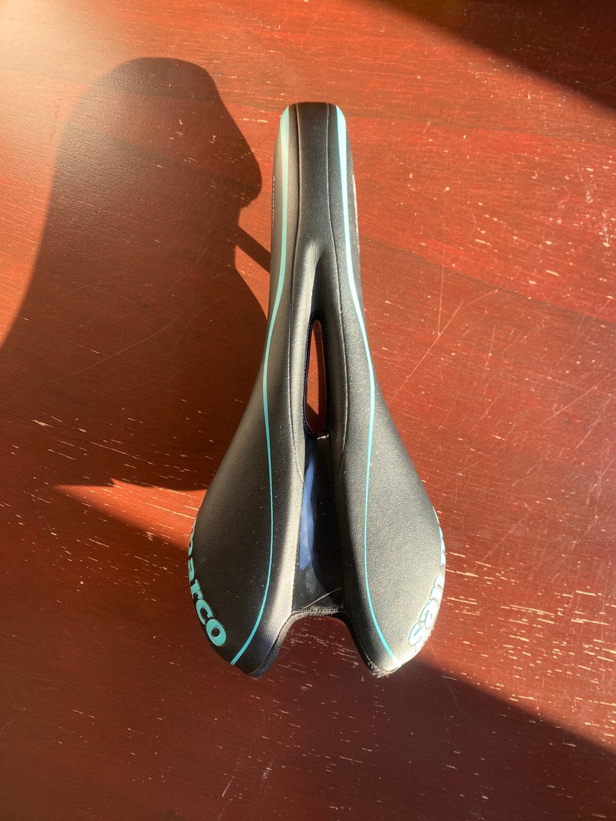 San Marco Arrowhead zadel, Ophalen, Leer, Zo goed als nieuw, Zadel